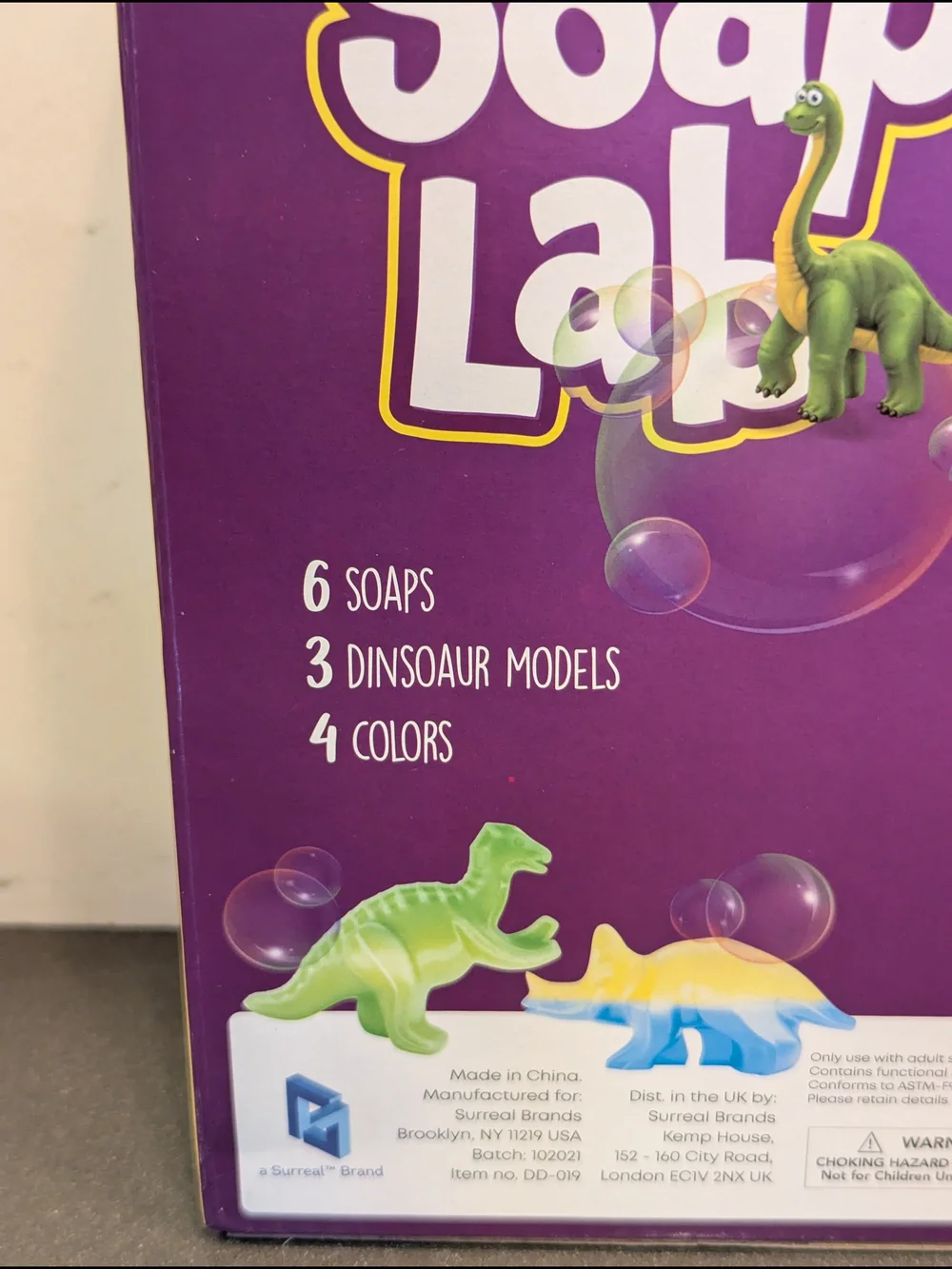 Dinosaur Soap Lab - Purple Box